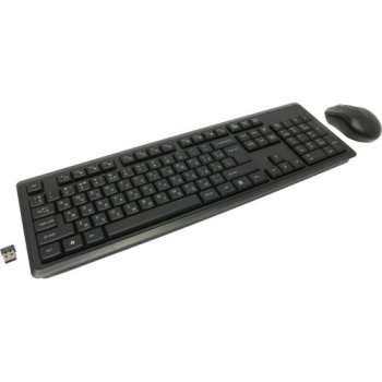 Комплект клавиатура + мышь A4 V-Track 4200N клав:черный мышь:черный USB беспроводная