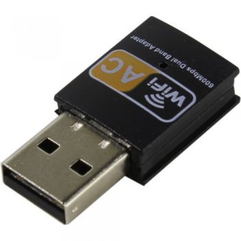 Адаптер беспроводной связи Espada <UW600-3> Wireless LAN USB Adapter (802.11a/b/g/n/ac, 433Mbps)