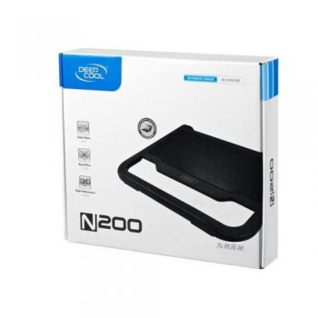 Подставка для ноутбука DEEPCOOL <DP-N11N-N200> NoteBook Cooler N200 (19.8дБ, 1000об/мин, USB питание)