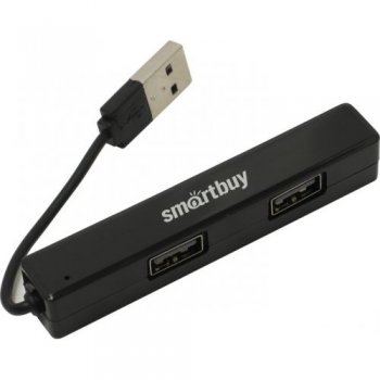 Концентратор USB Smartbuy <SBHA-408-K> 4-port USB2.0 Hub