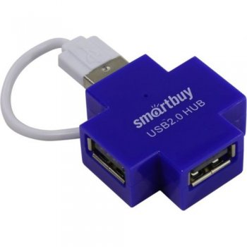 Концентратор USB Smartbuy <SBHA-6900-B> 4-port USB2.0 Hub