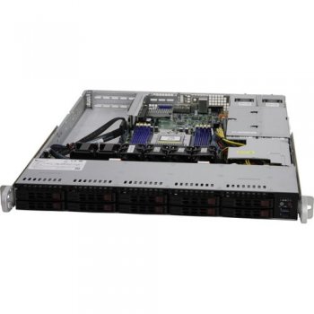 Серверная платформа SuperMicro 1U AS-1114S-WTRT (SP3, WIO,SVGA, 10xHS SATA, 2x10GbLAN, 8DDR4, 500W HS)