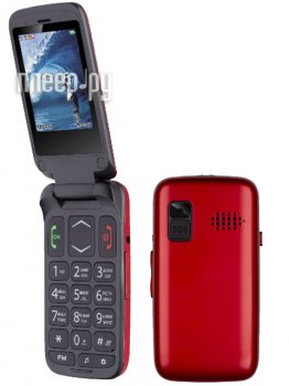 Мобильный телефон F+ Ezzy Trendy 1 Red, 2.4'' 240х320