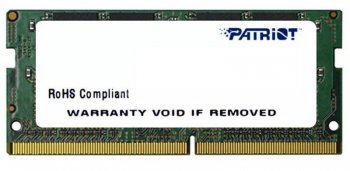 Оперативная память для ноутбуков Patriot Signature Line <PSD48G266682S> DDR4 SODIMM 8Gb <PC4-21300> CL19 (for NoteBook)
