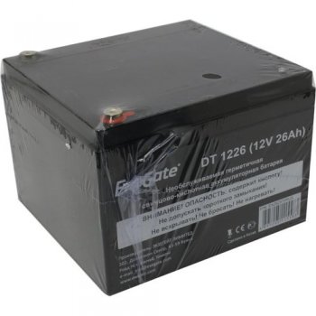 Аккумулятор для слаботочных систем Exegate DT 1226 (12V, 26Ah) <EX282970RUS>