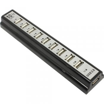 Концентратор USB USB2.0 Hub 10 port + Б.п.