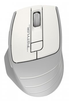 Мышь беспроводная A4Tech FSTYLER Wireless Optical Mouse <FG30S White> (RTL) USB 6btn+Roll