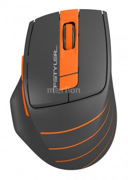 Мышь беспроводная A4Tech FSTYLER Wireless Optical Mouse <FG30S Orange> (RTL) USB 6btn+Roll