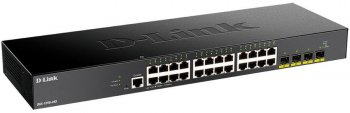 Коммутатор D-Link <DGS-1250-28X /A1A> управляемый (24UTP 1000Mbps+ 4 SFP+)