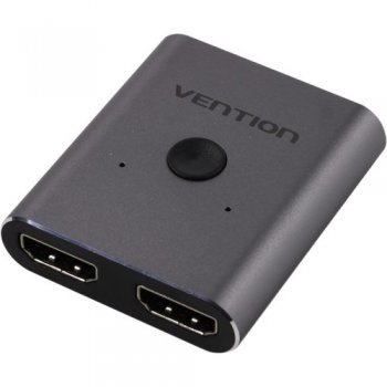 Переключатель + разветвитель видеосигнала Vention <AFUH0> 2-port HDMI Bi-direction Switch (1in -> 2out, 2in -> 1out)