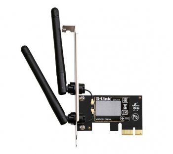 Адаптер беспроводной связи Wi-Fi D-Link DWA-548 N300 PCI Express (ант.внеш.несъем.) 2ант.