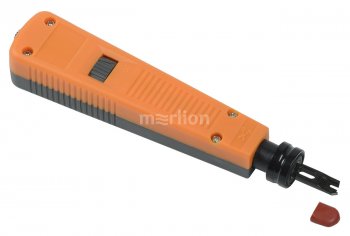 Инструмент для заделки витой пары забивной ITK TI1-G110-P для 110 кросса +нож 110 тип (упак:1шт) оранжевый