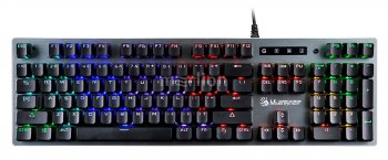 Клавиатура A4 Bloody B765 механическая серый USB for gamer LED