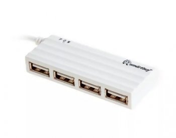 Концентратор USB Smartbuy <SBHA-6810-W> 4-port USB2.0 Hub