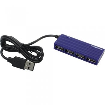 Концентратор USB Smartbuy <SBHA-6810-B> 4-port USB2.0 Hub