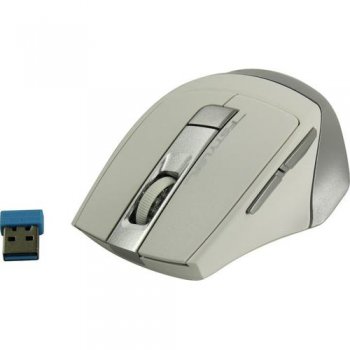 Мышь беспроводная A4Tech FSTYLER Wireless&Bluetooth Optical Mouse <FB35 Ice White> (RTL) USB 6btn+Roll