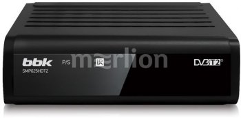 Приставка для цифрового ТВ DVB-T2 BBK SMP025HDT2 черный