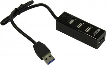 Концентратор USB Ginzzu <GR-339UB> 3-port USB2.0+1-port USB3.0 Hub