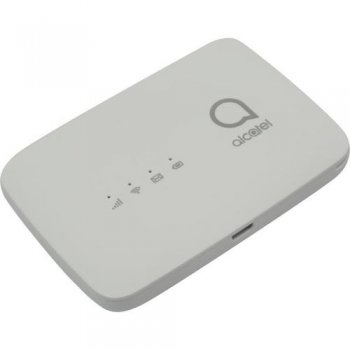 Модем GSM Alcatel Link Zone <MW45V-2BALRU1 White> 4G Wi-Fi router (802.11b/g/n, 2150mAh, SIM slot)