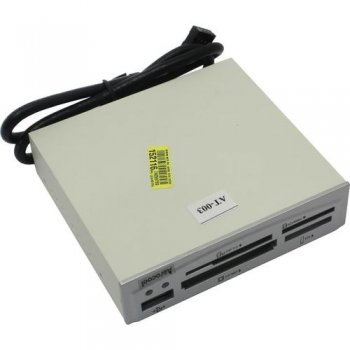 Картридер Aerocool <AT-003>3.5" Internal USB CF/MD/MMC/SDHC/xD/MS Card Reader/Writer+1xUSB
