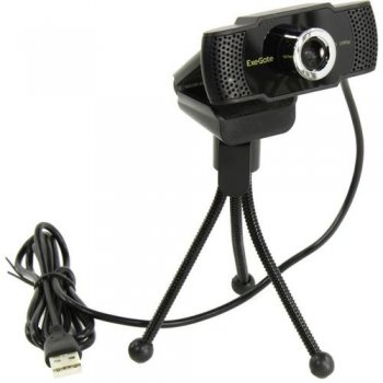Веб-камера ExeGate Business Pro C922 Full HD <EX287242RUS> (USB2.0, 1920x1080, микрофон, трипод)