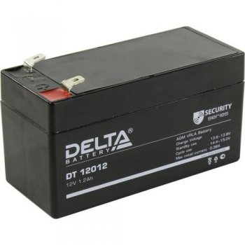 Аккумулятор для слаботочных систем Delta DT 12012 (12V, 1.2Ah)