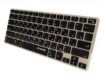 Клавиатура JETACCESS Slim Line K2 BT Gold <USB> 78КЛ, Bluetooth