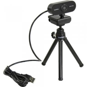 Веб-камера ExeGate Stream C925 FullHD <EX287379RUS> (USB2.0, 1920x1080, микрофон, трипод)