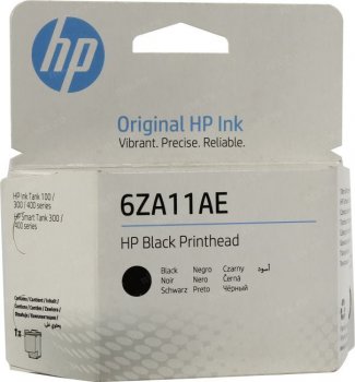 Печатающая головка HP 6ZA11AE черный для InkTank 100/300/400 SmartTank 300/400