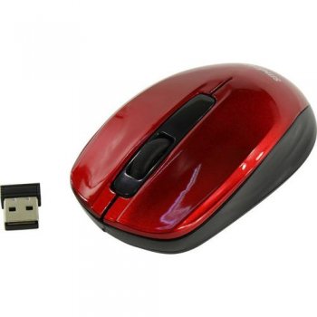 Мышь беспроводная SmartBuy One Wireless Optical Mouse <SBM-332AG-R> (RTL) USB 3btn+Roll,