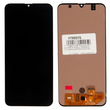 Дисплей в сборе A307F с тачскрином (модуль) для Samsung Galaxy A30s (SM-A307F) черный OLED