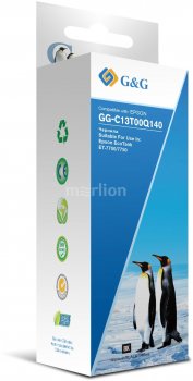 Чернила G&G GG-C13T00Q140 черный пигментный 140мл для Epson EcoTank 7700/7750