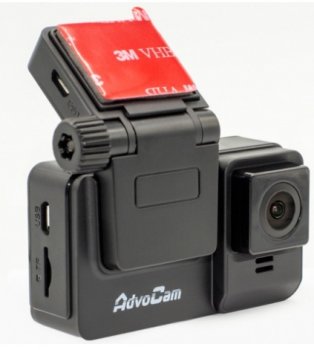 Автомобильный видеорегистратор AdvoCam <FD-BLACK III> (1920х1080, 155°, LCD 2.45" Touch IPS, GPS/ГЛОНАСС, G-Sens, microSDXC, мик)
