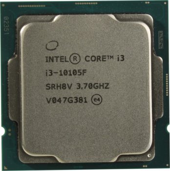 Процессор Intel Core i3-10105F OEM {3.7GHz, 6MB, LGA1200}