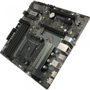 Материнская плата ASRock B550M PHANTOM GAMING 4 (RTL) AM4 <B550> 2xPCI-E HDMI+DP GbLAN SATA RAID MicroATX 4DDR4