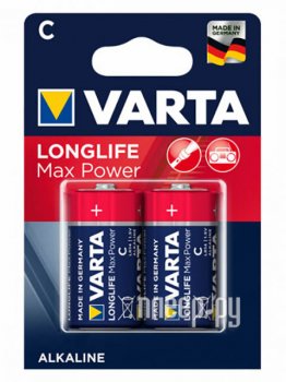 Батарейка C - Varta LongLife Max Power 4714 LR14 VR LR14/2BL LLMP