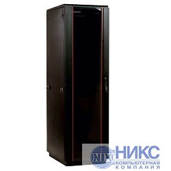 Шкаф ЦМО ШТК-М-33.6.8-1ААА-9005 напольный 33U (600x800) дверь стекло, цвет чёрный (3ч)