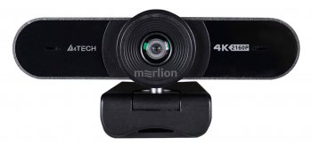 Веб-камера A4Tech PK-1000HA черный 8Mpix (3840x2160) USB3.0 с микрофоном