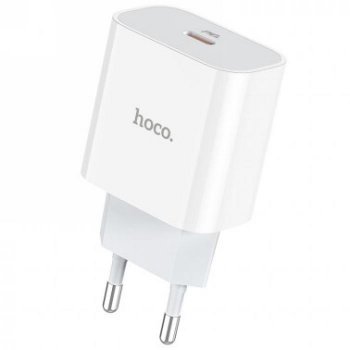 Зарядка USB-устройств HOCO C76A Plus Speed PD20W, 1xType-C, белый 6931474746917