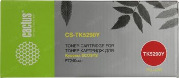 Картридж Cactus CS-TK5290Y Yellow для Kyocera Ecosys P7240cdn