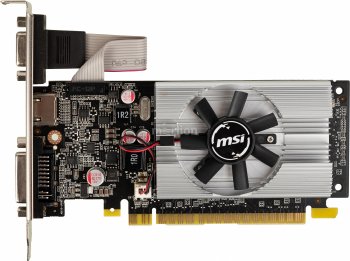 Видеокарта MSI PCI-E N210-1GD3/LP NVIDIA GeForce 210 1024 Мб 64 DDR3 460/800 DVIx1 HDMIx1 CRTx1 Ret low profile