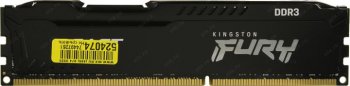 Оперативная память Kingston Fury Beast <KF316C10BB/8> DDR3 DIMM 8Gb <PC3-12800> CL10
