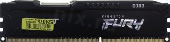 Оперативная память Kingston Fury Beast <KF316C10BBK2/8> DDR3 DIMM 8Gb KIT 2*4Gb <PC3-12800> CL10