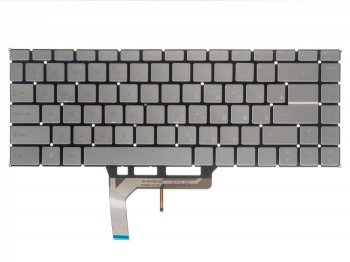 Клавиатура MSI GF63, GF63 8RC, GF63 8RD серебристая с подсветкой