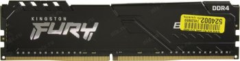 Оперативная память Kingston Fury <KF432C16BB1K4/64> DDR4 DIMM 64Gb KIT 4*16Gb <PC4-25600> CL16