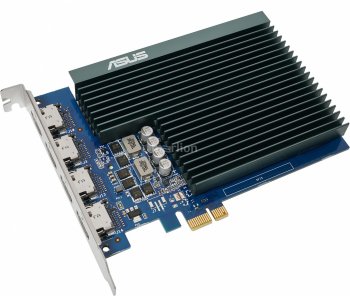 Видеокарта 2048 Мб <PCI-Ex1> GDDR5 ASUS GT730-4H-SL-2GD5 (RTL) 4xHDMI <GeForce GT730>