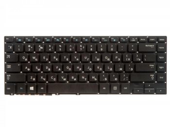 Клавиатура Samsung 370R4E, NP370R4E, 470R4E, NP470R4E, NP470R4E-K01 черная с подсветкой BA59-03619C