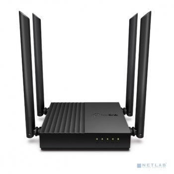 Маршрутизатор TP-LINK <Archer A64> Wireless Gigabit Router (4UTP 1000Mbps, 1WAN, 802.11a/b/g/n/ac, 867Mbps)