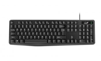 Клавиатура Genius KB-117 Black <USB> 104КЛ (31310016402)