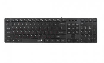 Комплект клавиатура + мышь Genius SlimStar C126 Black (Кл-ра,USB+Мышь3кн, Roll,USB) (31330007402)